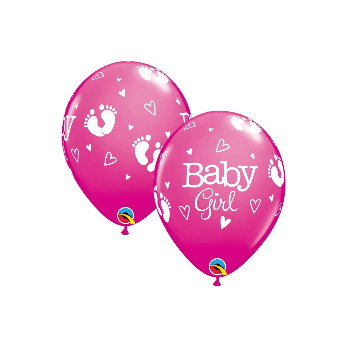 Ballons Empreintes Bebe Fille