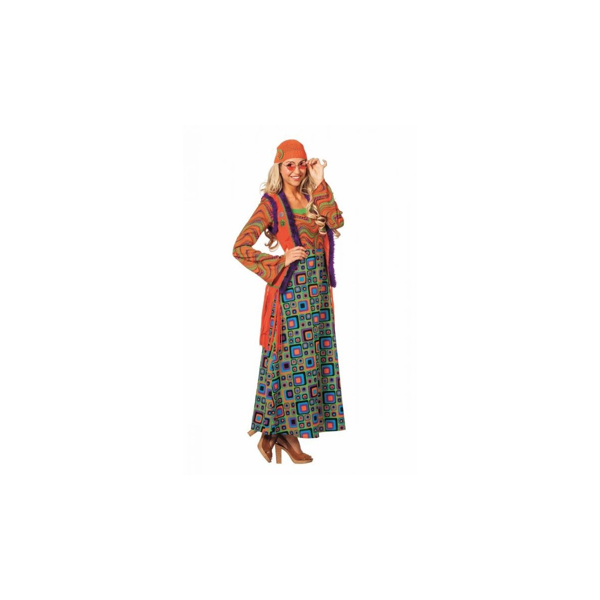 Deguisement Robe longue Hippie