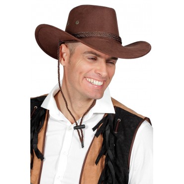 Chapeau de Cowboy feutre marron