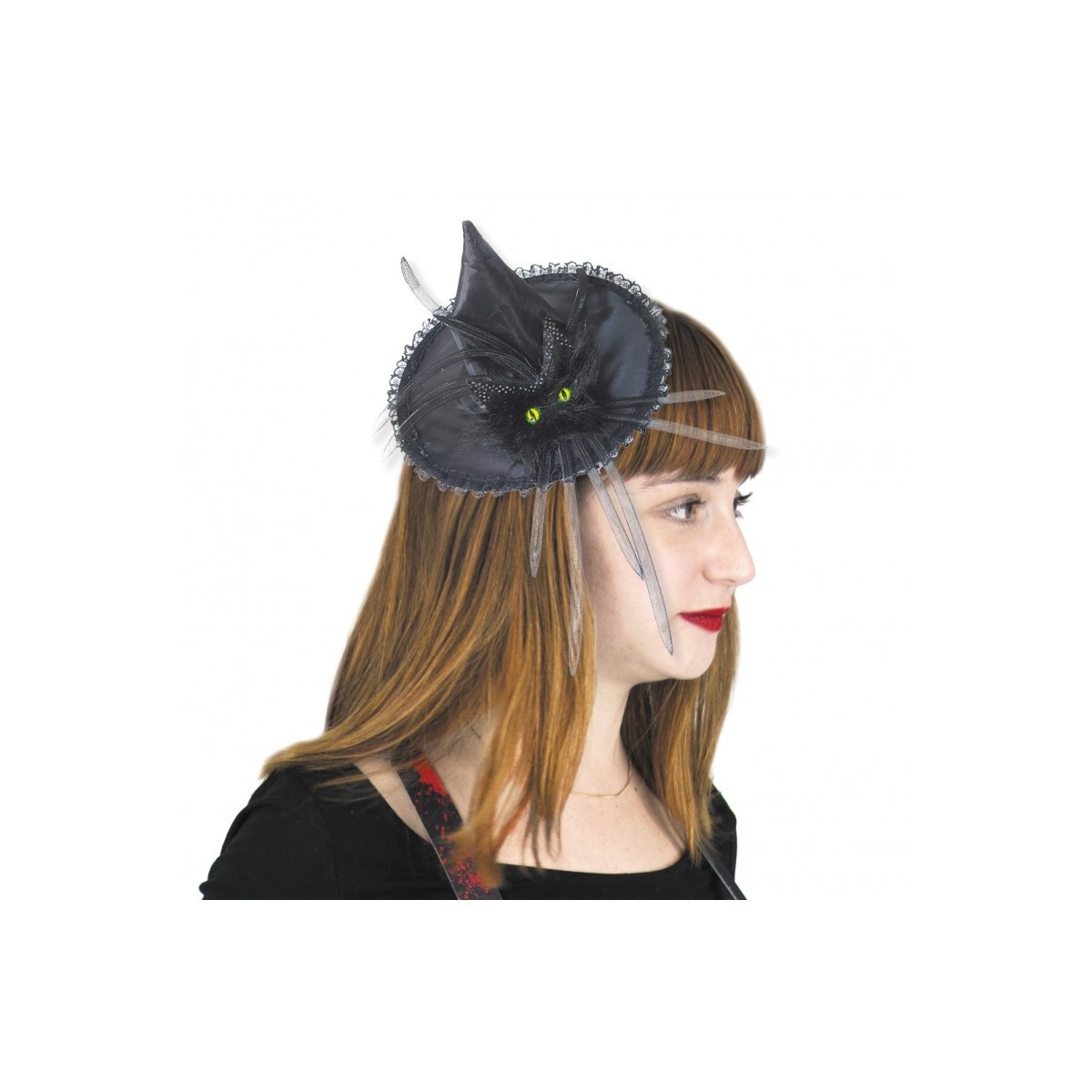 Chapeau sorcière Chat noir