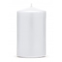 Bougie pilier blanche - 10 x 6,5 cm
