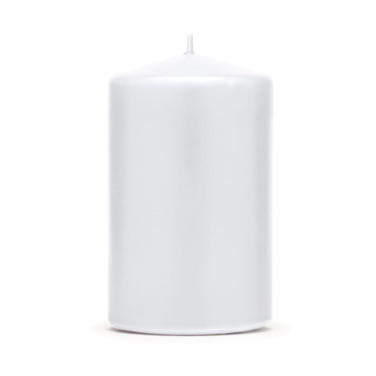 Bougie pilier blanche - 10 x 6,5 cm