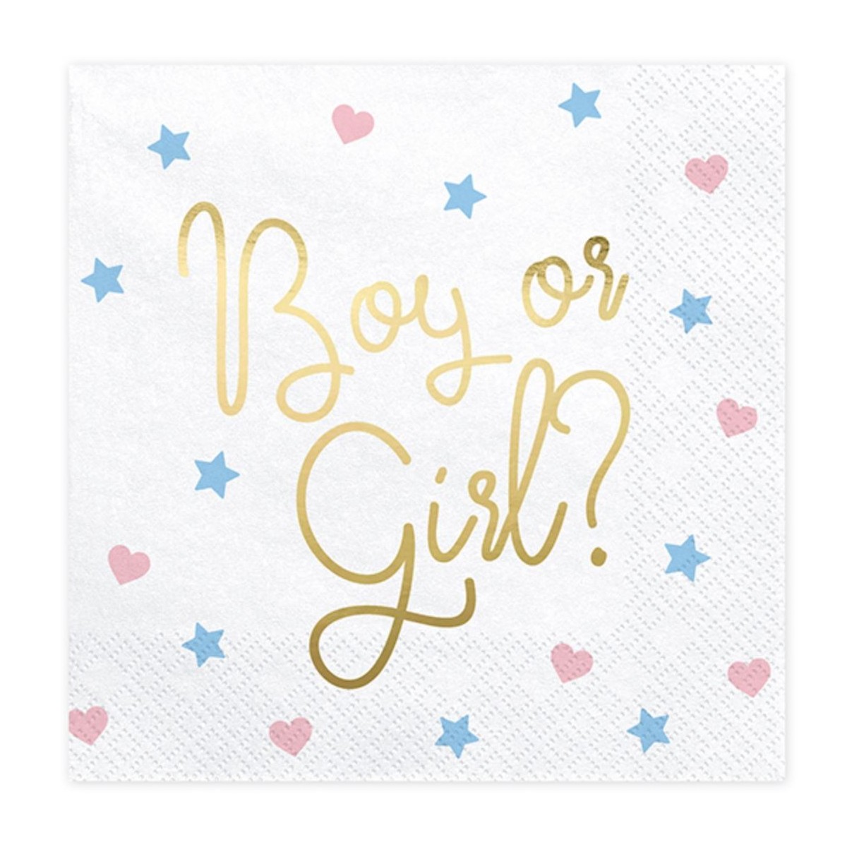 20 Serviettes papier Boy or Girl