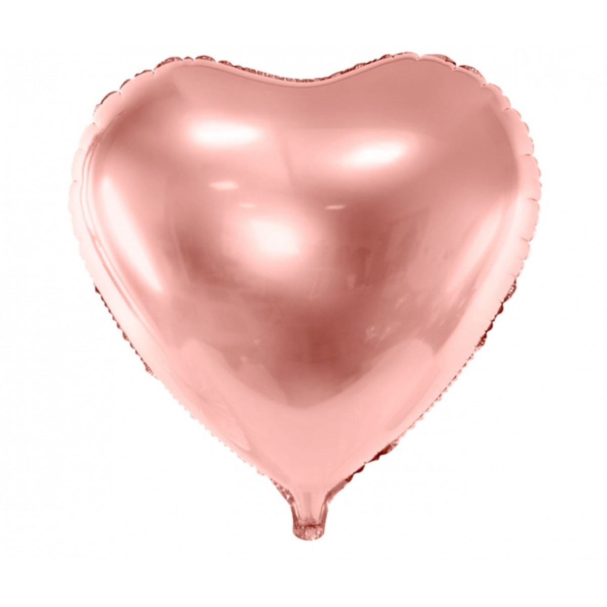 Ballon Coeur métallisé rose gold 48 cm
