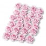 24 Mini roses sur tige - rose