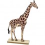 Girafe Jungle Safari sur socle en bois