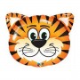 Ballon Animal tête de Tigre alu - 76 cm