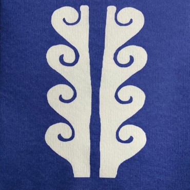 20 Serviettes Paros bleu - 40 x 40 cm
