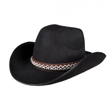 Chapeau Cowboy enfant noir