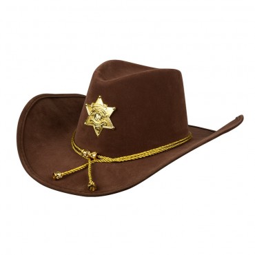 Chapeau Sheriff marron South Dakota