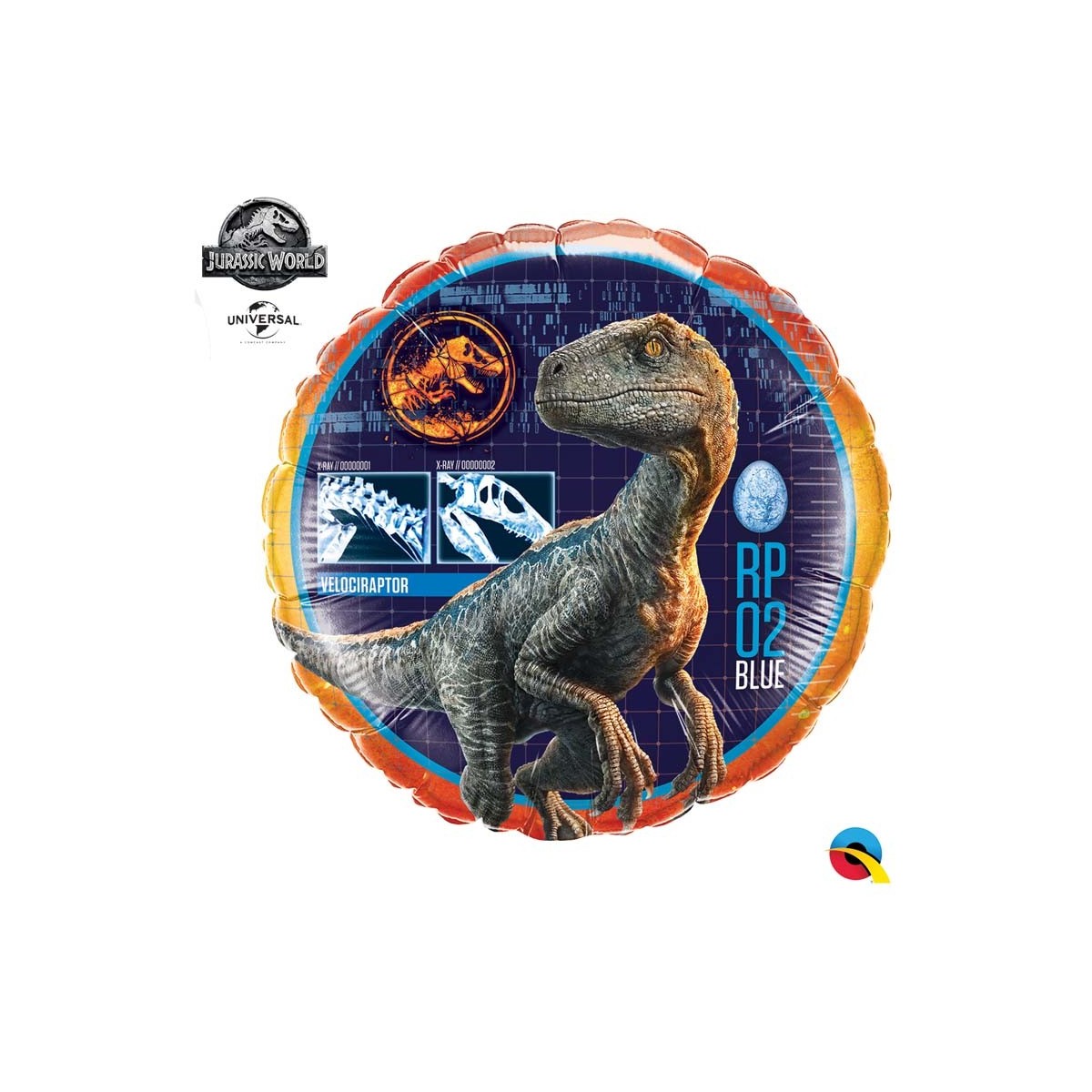Ballon Dinosaure Velociraptor