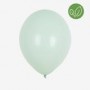 10 Ballons latex vert amande