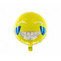 Ballon Emoji métallisé jaune