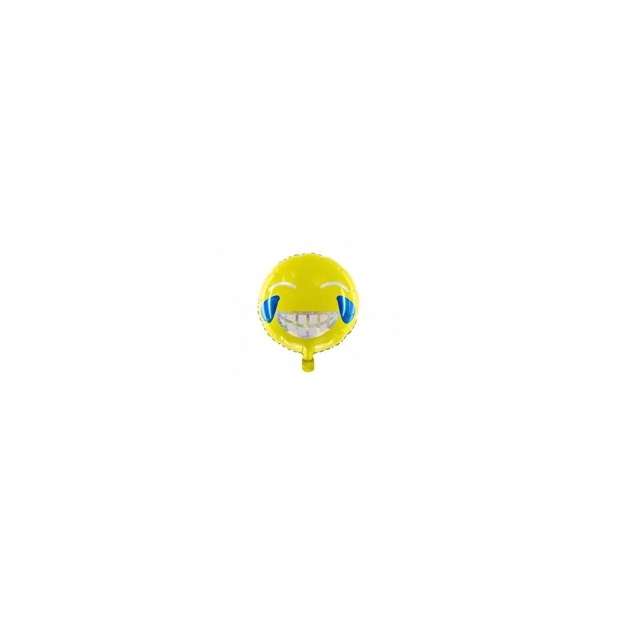 Ballon Emoji métallisé jaune