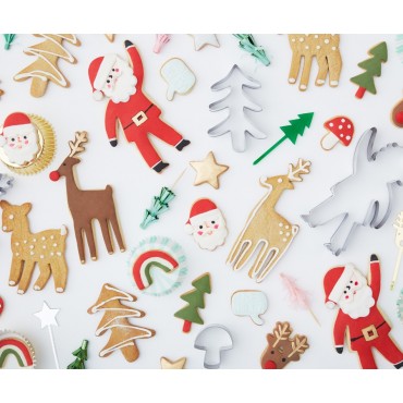7 Emporte pièces Mini icônes de Noël