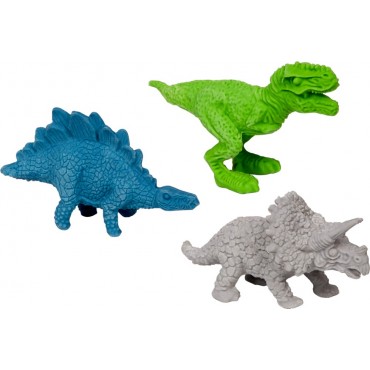 3 Gommes Dinosaure T Rex