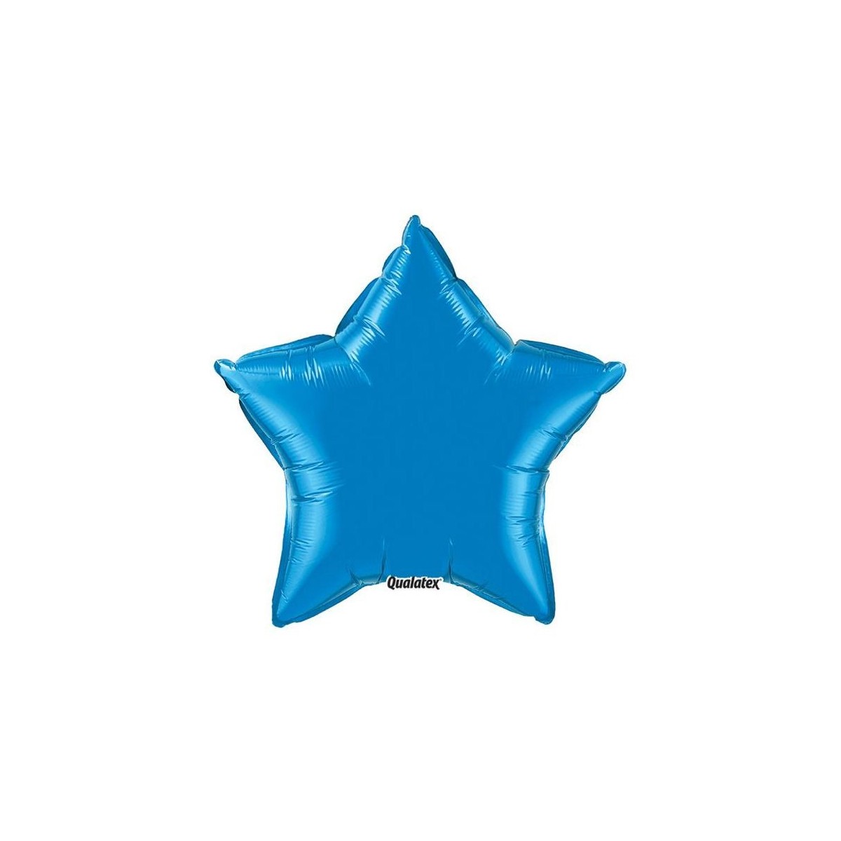 Ballon Etoile métallisé bleu saphire - Vrac 50 cm