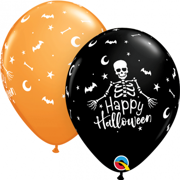 25 Ballons Squelette Halloween