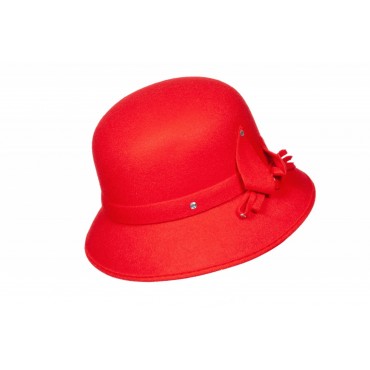 Chapeau dame rouge Roaring 20's