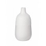 Vase porcelaine perlé blanc