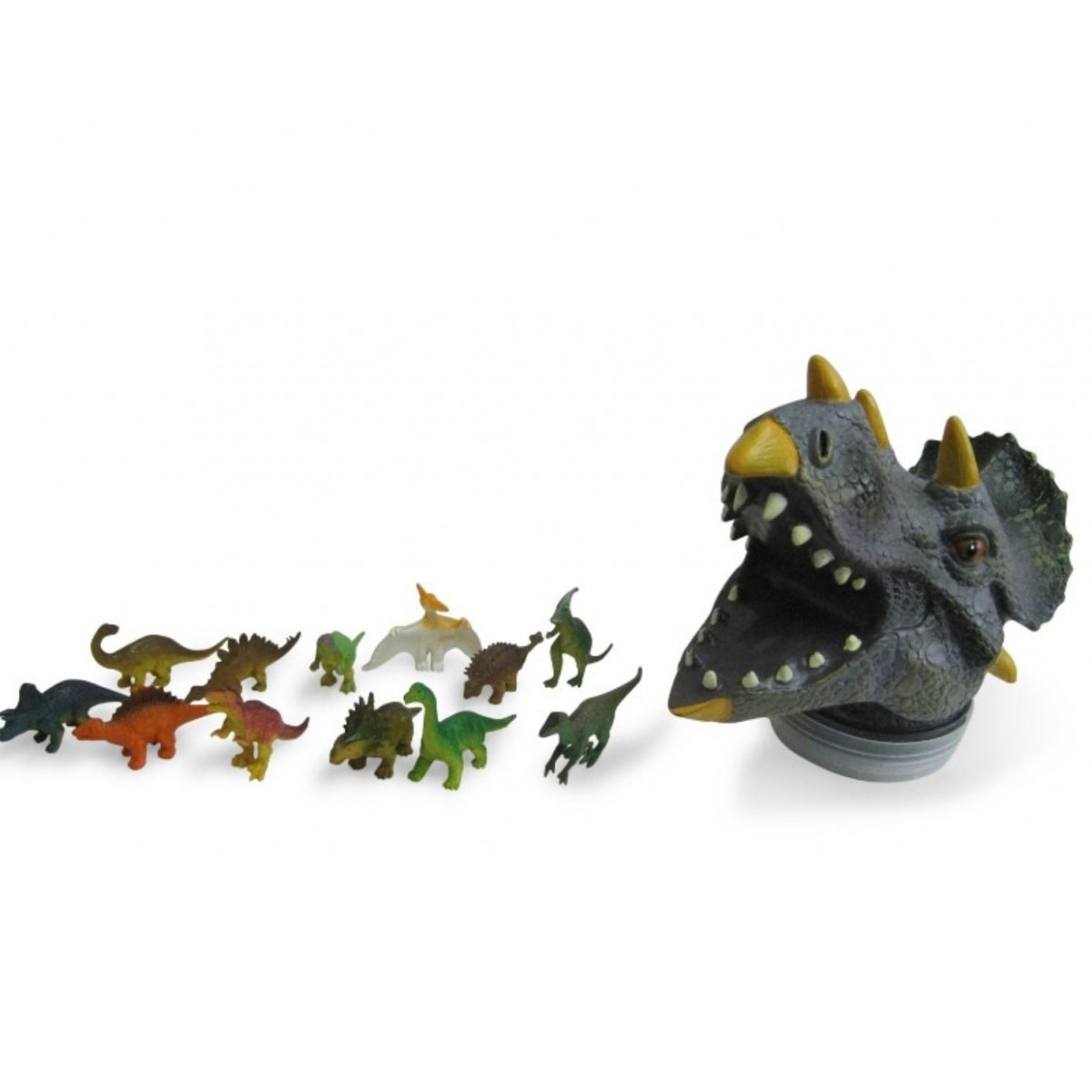 Tête de Triceratops et ses mini dinosaures TOBAR