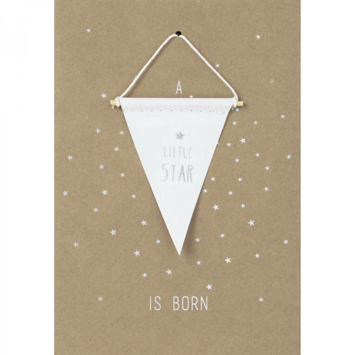 Carte de naissance LITTLE STAR IS BORN