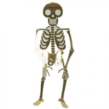 Grand squelette articulé en papier