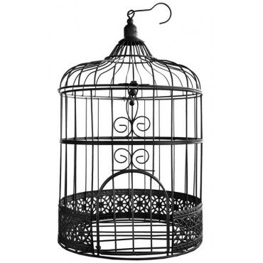 cage mariage metal noire