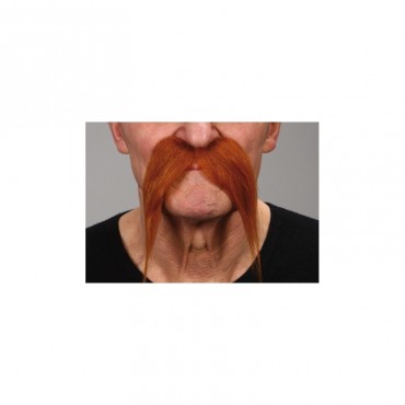 Moustache Gaulois rousse