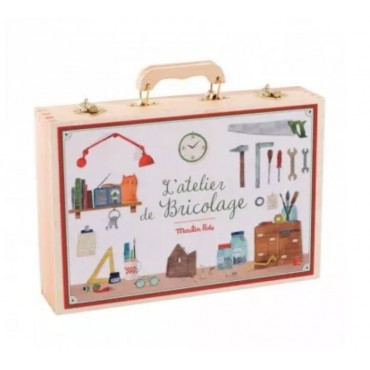 Grande valise bricolage (14 outils) - MOULIN ROTY