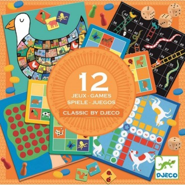Classic box boîte de 20 jeux - DJECO