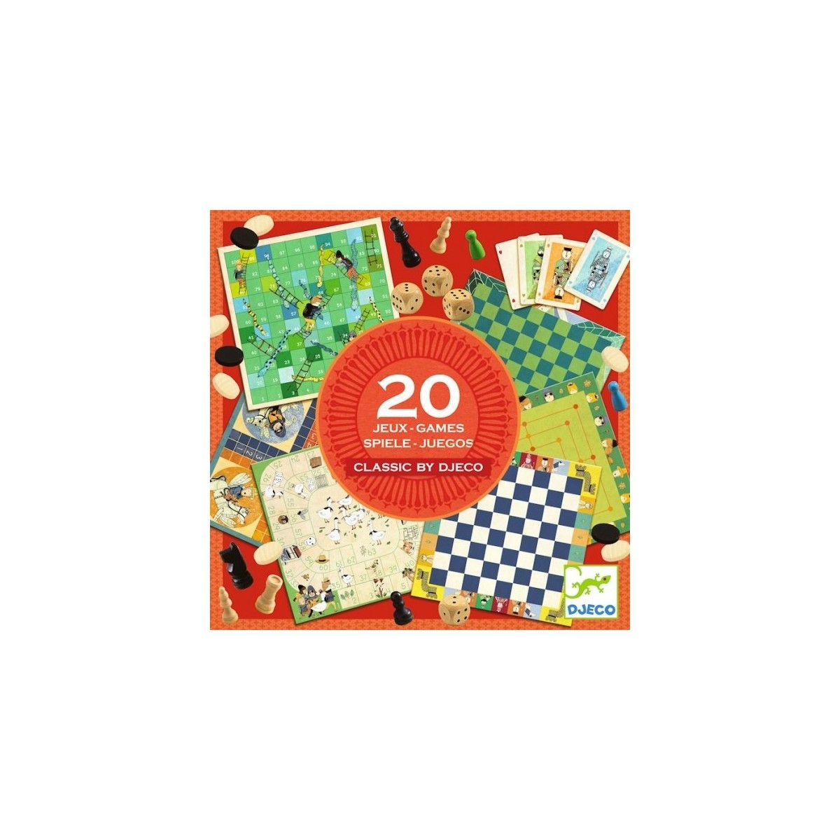 Classic box boîte de 20 jeux 6 ans - DJECO