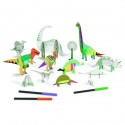 Kit Coloriage Assemblage Dinosaures - DJECO