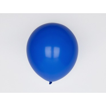 10 Ballons latex bleu marine