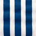 20 Serviettes rayées bleu marine - 40 x 40 cm