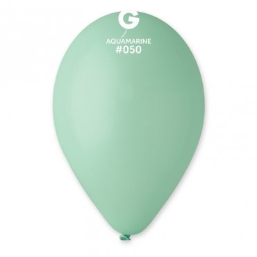 100 Ballons latex - vert d'eau mat Ø30 cm