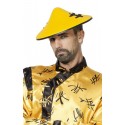 chapeau chinois jaune homme