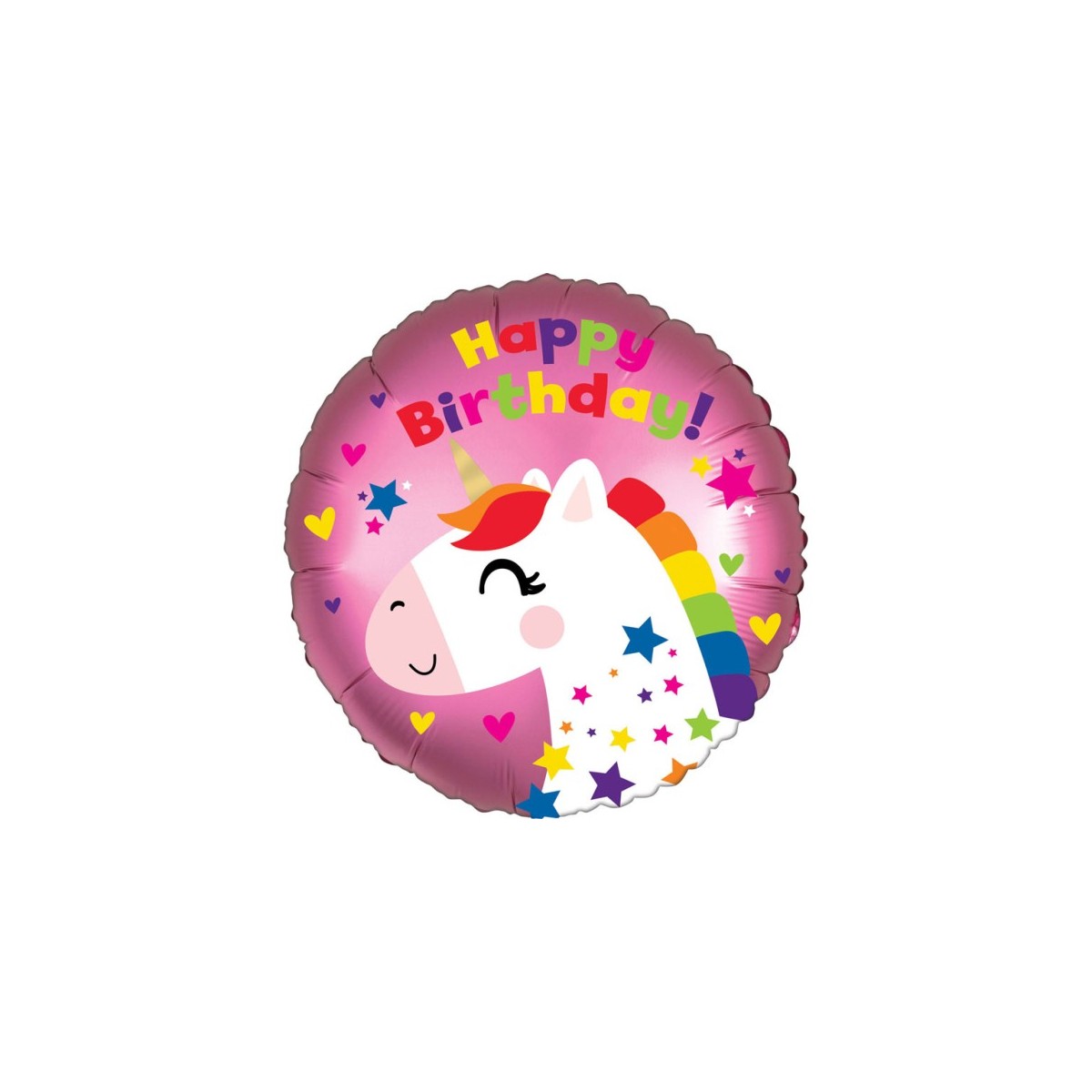 Ballon Licorne Happy Birthday