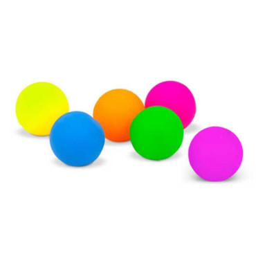 6 Petites ball Squish fluo...