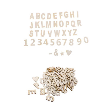 Alphabet & Chiffres en bois...