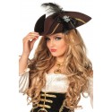 Chapeau Pirate Tricorne femme