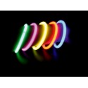 Tube de 15 bracelets lumineux multicolores 4/6h 20 cm