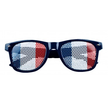 lunettes tricolore de supporter