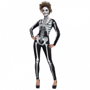 deguisement seconde peau squelette halloween