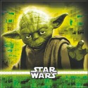 Serviettes  Star Wars The Force Awakens Yoda  (33x33 cm)  x20