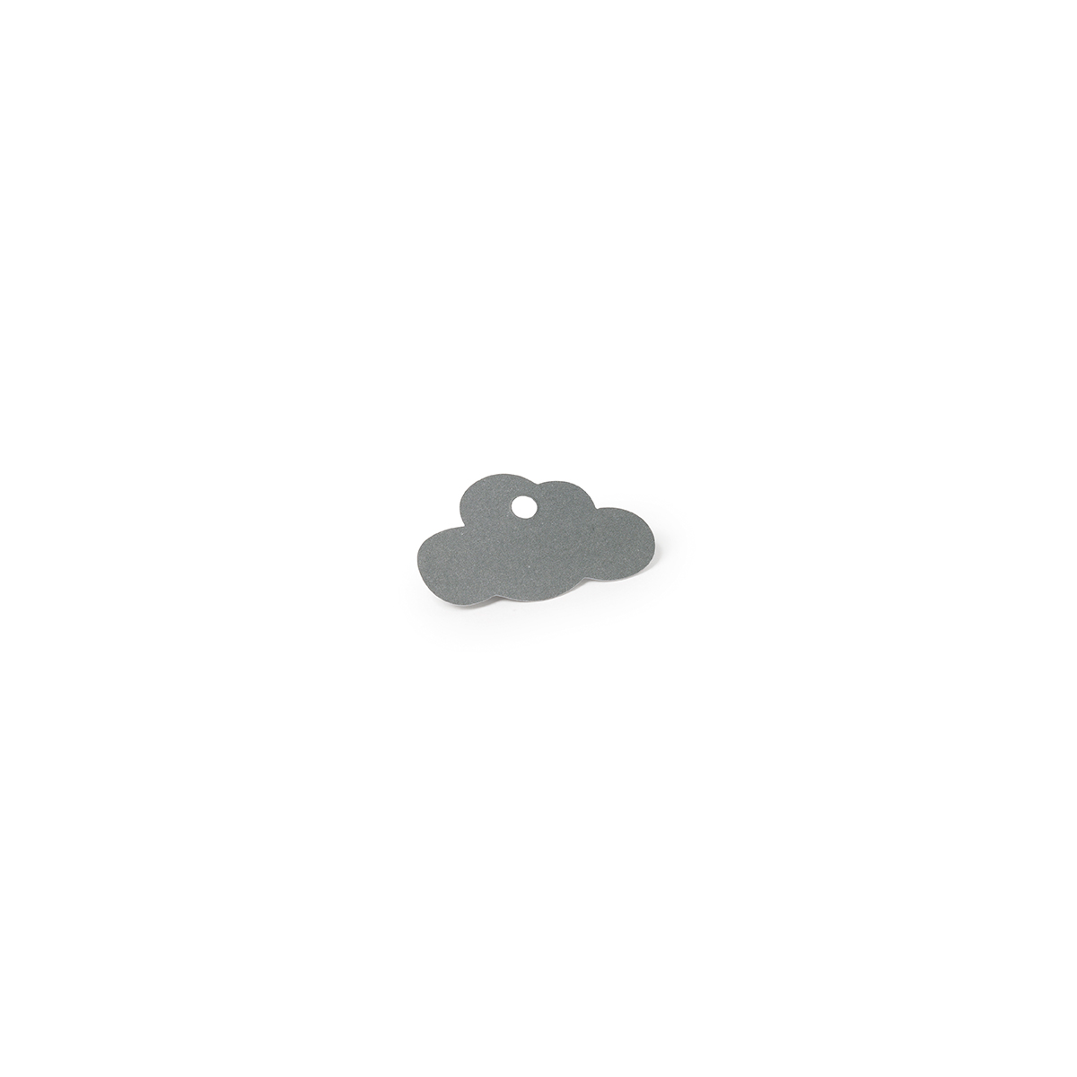 Etiquettes nuage grises