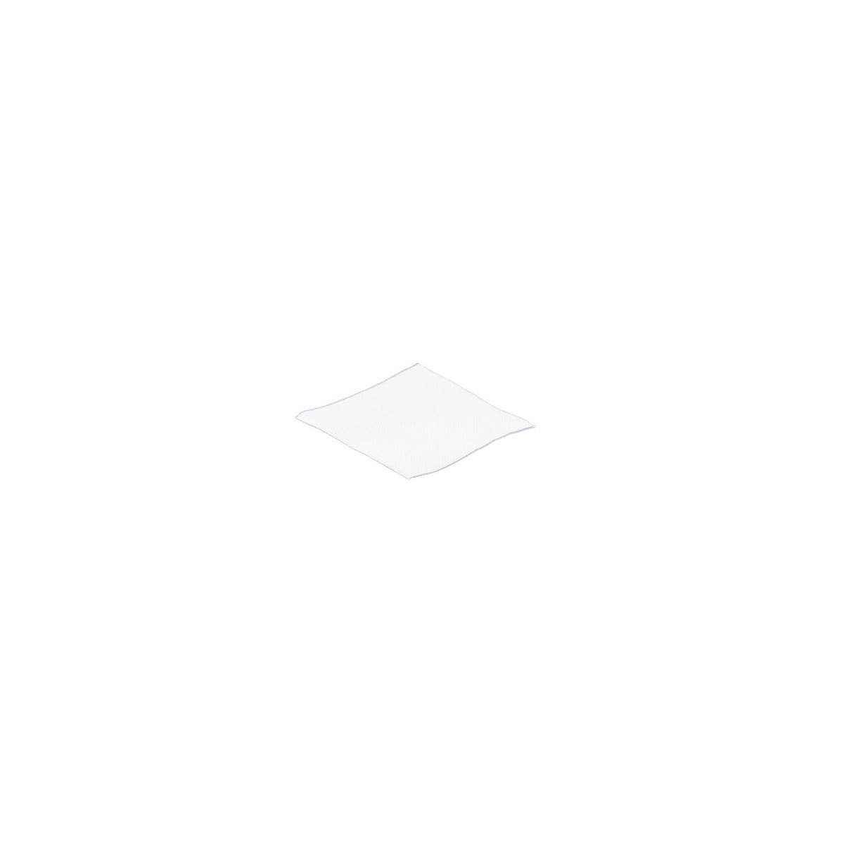 Serviettes Micro point Blanc  (20x20 cm)  x100