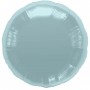 Ballon mylar rond bleu pastel - 45 cm