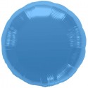 Ballon mylar rond bleu turquoise