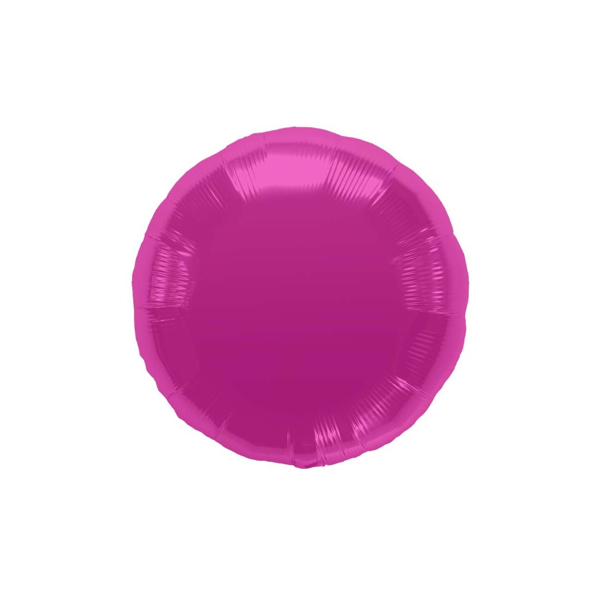 Ballon mylar rond rose pastel